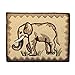 ID 0757 Elephant Portrait Patch Zoo Badge Scene Embroidered Iron On Applique