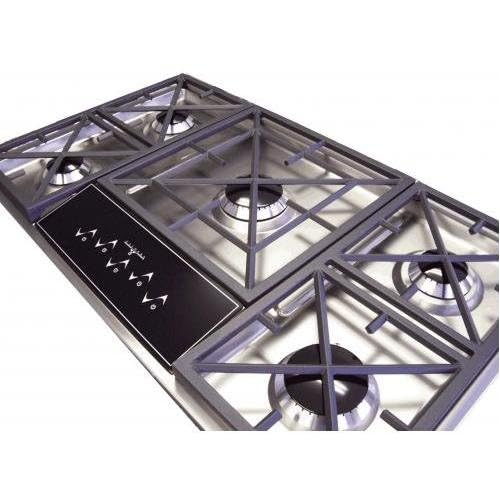 Caldera 36 Inch Five Burner Propane Gas Cooktop With Touch