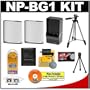 (2) CTA NP-BG1 Rechargeable Li-ion Batteries + Mini Battery Charger + Tripod + Accessory Kit for Sony Cyber-Shot DSC-H10, H20, H50, H55, H70, HX5V, W200, W220, W230, W290, W300, T20, T100 & WX1 Digital Cameras