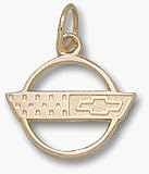 Chevy Corvette 7/16 C4 Round Logo Lapel Pin - Sterling Silver Jewelry