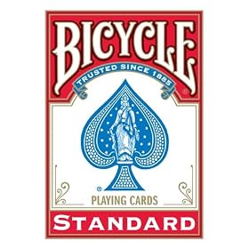 Bicycle Playing Cards, Poker Size, Red Back