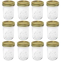 Kerr 0518 wide mouth mason jar pint, 16oz