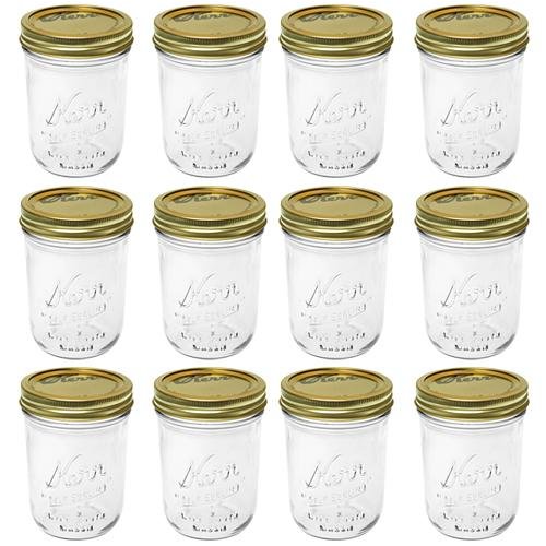 Kerr 0518 wide mouth mason jar pint  16oz