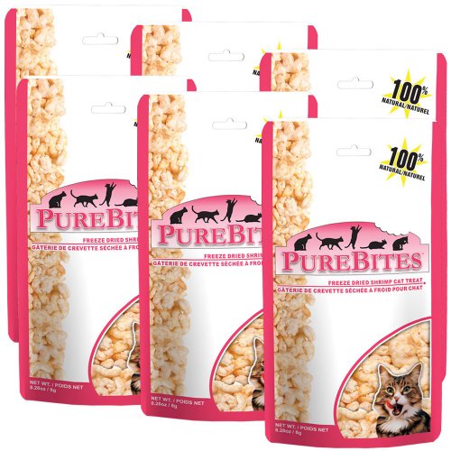 PureBites Shrimp FreezeDried Treats for Cats 6 PACK 1 68 oz dfadffasdfafasf