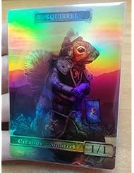 Toy: 1x Squirrel Token #1 **FOIL** Custom Altered MTG Conspiracy (for Squirrel Nest) - GnD Cards