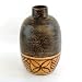 Handmade Antique Style Ceramic Flower Vase / Jar With Thailand Tribal Band