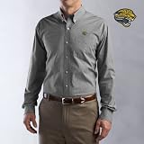 Cutter & Buck Jacksonville Jaguars Mens Collegiate Check Woven Long Sleeve Shirt