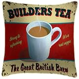 Builders Tea! Cushion - Martin Wiscombe Cushions