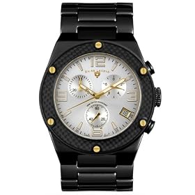 Swiss Legend Men's Throttle Chronograph Black Ion-Plated Watch #40025-BB-SIL-YN