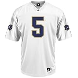 NCAA adidas Notre Dame Fighting Irish #5 Youth Replica Jersey - White (14/16)