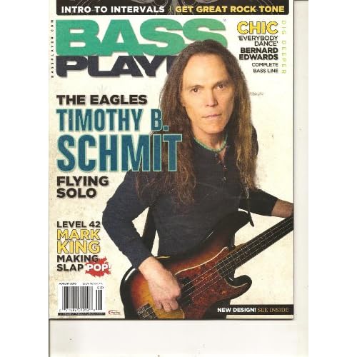 Bass Player Magazine (The Eagles Timothy B Schmit flying solo, August
