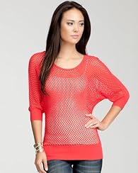 Net Weave Dolman Top