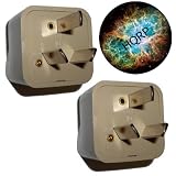 HQRP Two 3-prong AC Adaptor Converts Outlet Travel USA to CH (China) Plug Adapter plus HQRP Coaster