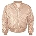 Women Ladies Classic Ma1 Padded Bomber Jacket Zip up Biker Coat