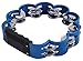 YMC Flower Shaped Ez Grip Tambourine 16 Jingles - Blue