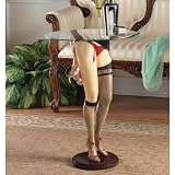 Babette Sculptural Glass-Topped Table