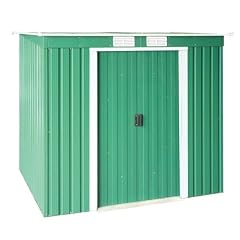 Metallger�tehaus 8 x 4 mit Pultdach