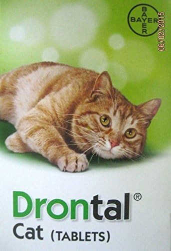 GENUINE DRONTAL Cat *USA SELLER* 2 TABLETS - Worm Remover