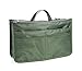 HOXIS Purse Organizer Insert Handbag Organzier Bag in Bag .(Brown)