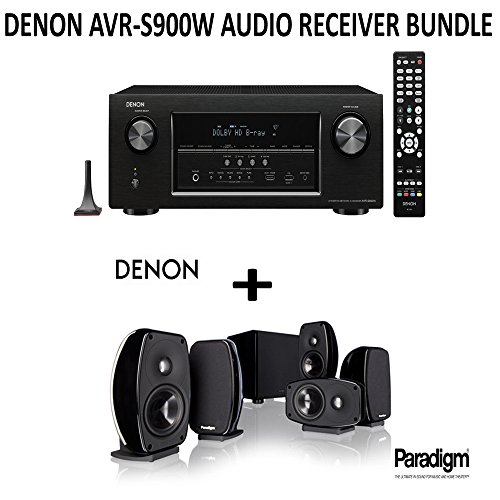 Denon AVRS900W Bundle 7.2Channel Network AV Receiver with Bluetooth