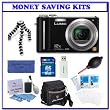 Panasonic Lumix DMC-ZS3 10MP Digital Camera (Black) + Willoughbys Two (2) Transcend 16GB SDHC w/ Card Reader / Writer Deluxe Accessory Bundle + Joby Gorillapod Flexible Mini Tripod