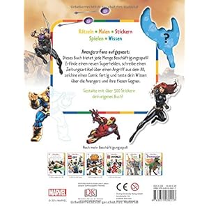 Das Mach-Malbuch Marvel Avengers