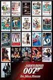 James Bond 007- Movies Film Kino Poster Druck