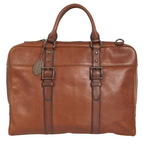 Fossil Bags, Men's Estate Document Bag Color: Cognac On Sale