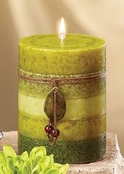 Pack of 2 Naturals Serenity Aromatherapy Scented Pillar Candles 5"