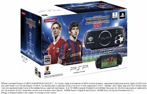PSP「プレイステーション・ポータブル」 ウイニングイレブンxUEFA CHAMPIONS LEAGUE スペシャルパック(PSP-3000XUB)