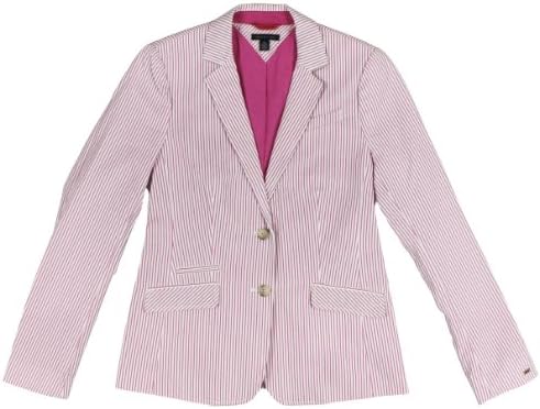 Tommy Hilfiger Women's Striped Seersucker Blazer