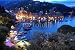 Wallmonkeys Peel and Stick Wall Decals - Portofino at Night, Italy - Removable Graphic
