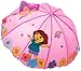 Kidorable Purple Dora the Explorer Umbrella for Girls w/Fun Flower Handle, Pop-Up Butterfly