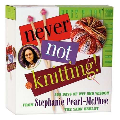 City Travel Guides Discounted  Books : Never Not Knitting! Page-A-Day Calendar 2009 (Original Page a Day Calendars)