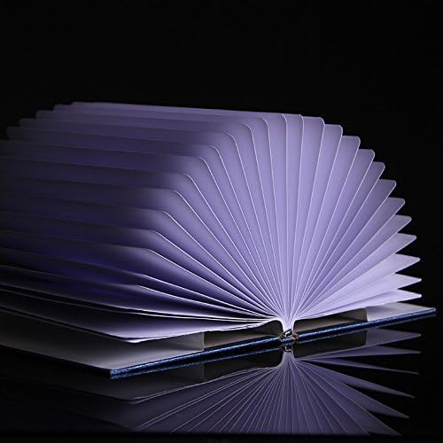 DASKY Large Origami Led Books Lamp Mini USB Lamp Night Light LED Book Light Folding Novelty Bedside Lamps (White)