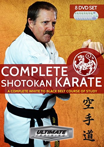 Complete Shotokan Karate - full white to black belt series (8 DVDs)