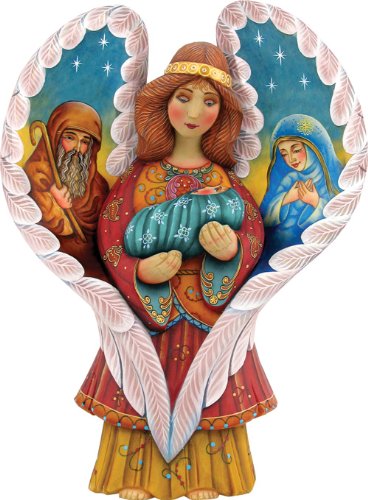 G. Debrekht Epiphany Angel, 9-Inch Tall, Limited Edition of 900, Hand-Painted G. Debrekht Epiphany Angel, 9-Inch Tall, Limited Edition of 900, Hand-Painted