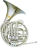 Hans Hoyer 7801 Nickel Double French Horn, Nickel