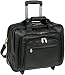 McKleinUSA Gold Coast 43185 I Series 17-Inch Full Grain Cashmere Napa Leather Detachable-Wheeled Laptop Case (Black)