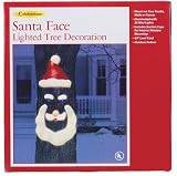Celebrations Inliten - D 21228-73A Santa Face Tree Piece (Pack of 2)