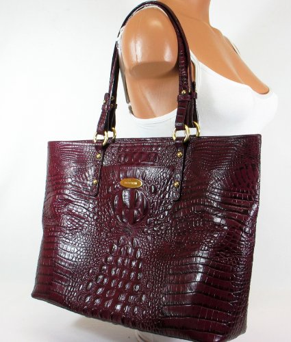 More information about NEW AUTHENTIC BRAHMIN ALDEN CARRYALL TOTE (Port Melbourne/Brass) NEW AUTHENTIC BRAHMIN ALDEN CARRYALL TOTE (Port Melbourne/Brass)