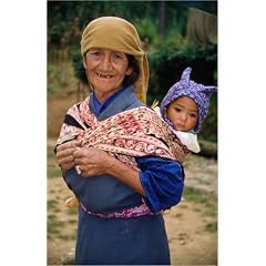 Poster 40 x 60 cm - "Grandma and baby from Sri Kola in West Bengal." von Craig Pershouse / Lonely Planet Images - auch in anderen Gr��en und als Leinwandbild erh�ltlich