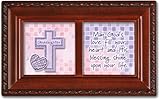 Cottage Garden Petite Inspirational Music Box - Goddaughter Plays Ave Maria With Woodgrain Finish