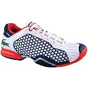 Womens Lacoste Repel White/Orange/Blue Tennis Shoes