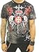 Rebel Spirit Royal Skulls Sword and Shield True To Rebel Shirt Medium - 3XL