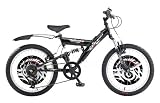 Boss Stealth B Boys Dual Suspension Bike - Black, 20 Inch