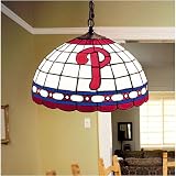 Philadelphia Phillies MLB Stained Glass Hanging Ceiling Lamp