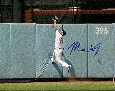 Autographed/Hand Signed Matt Kemp Los Angeles Dodgers 8x10 Photo