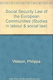 Social security law of the European Communities