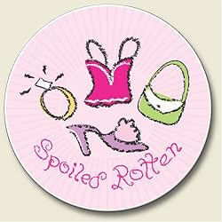 Spoiled Rotten Auto Coaster, Single Coaster for Your Car